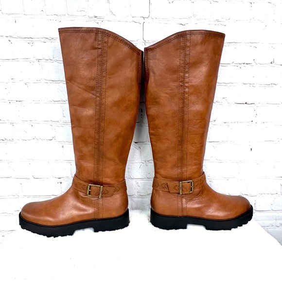 🚫SOLD! •NIB🤩|•ZODIAC•| Solana' Big Heavy Rubber Tread Knee High Vegan Boots - Picture 11 of 16